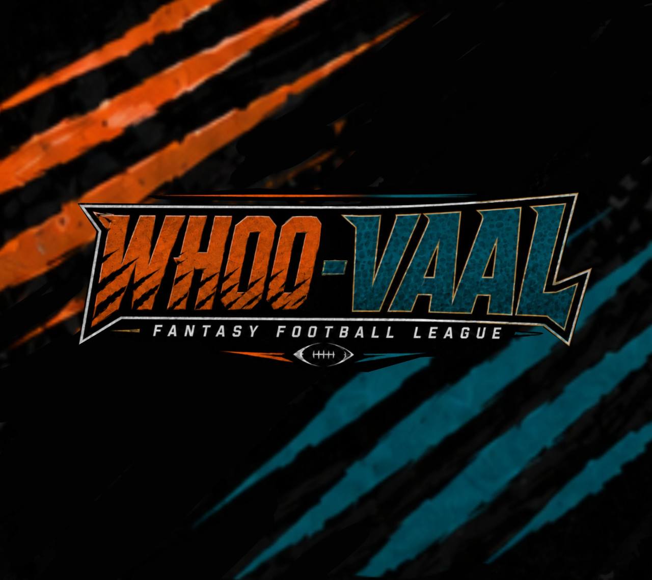WHOO-VAAL Fantasy Football League logo